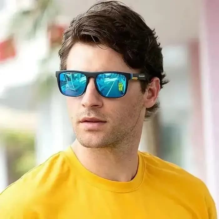 Kawasaki – lunettes de soleil polarisées carrées vintage pour hommes et femmes