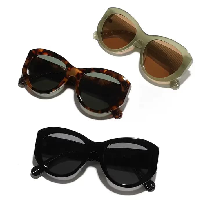 Lunettes de soleil en écaille de tortue pour hommes et femmes