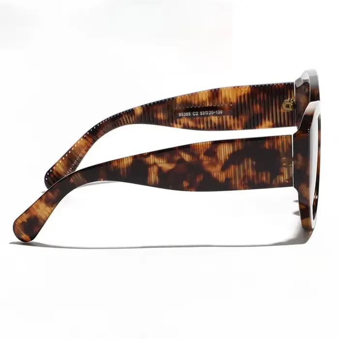 Lunettes de soleil en écaille de tortue pour hommes et femmes