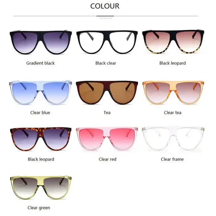 Lunettes de soleil rétro surdimensionnées pour femme 2026 – Marque vintage