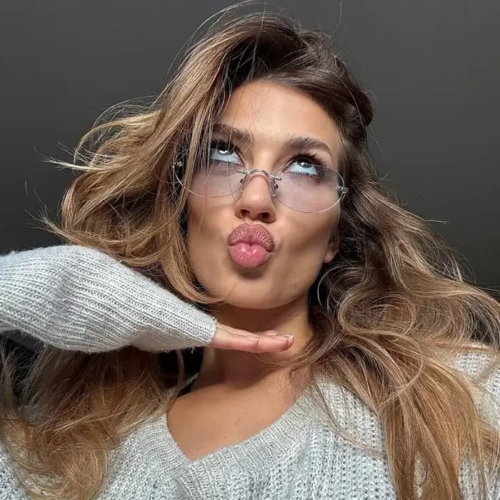 Lunettes de soleil sans monture pour femmes