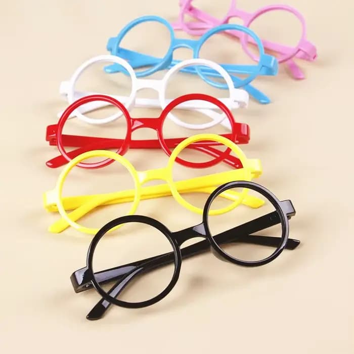 Monture de lunettes en plastique de forme ronde
