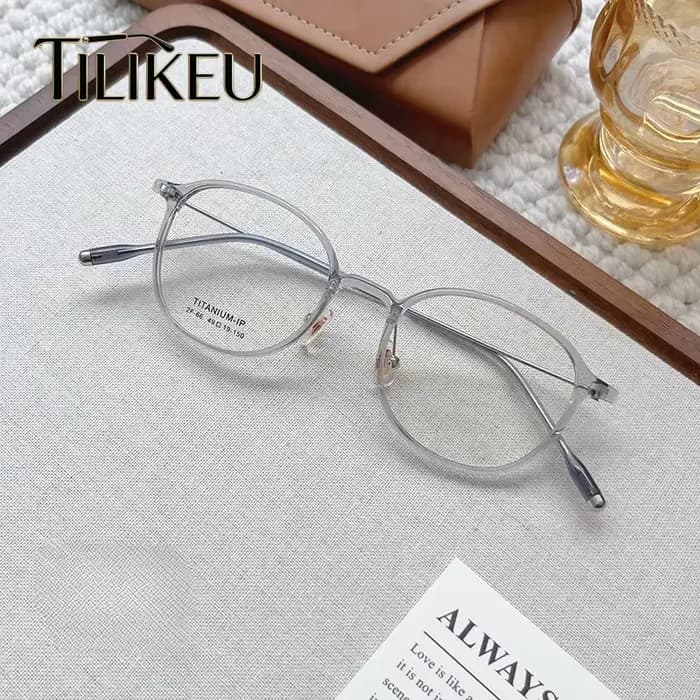 Nouvelle monture de lunettes ultra-légère en titane pour femmes