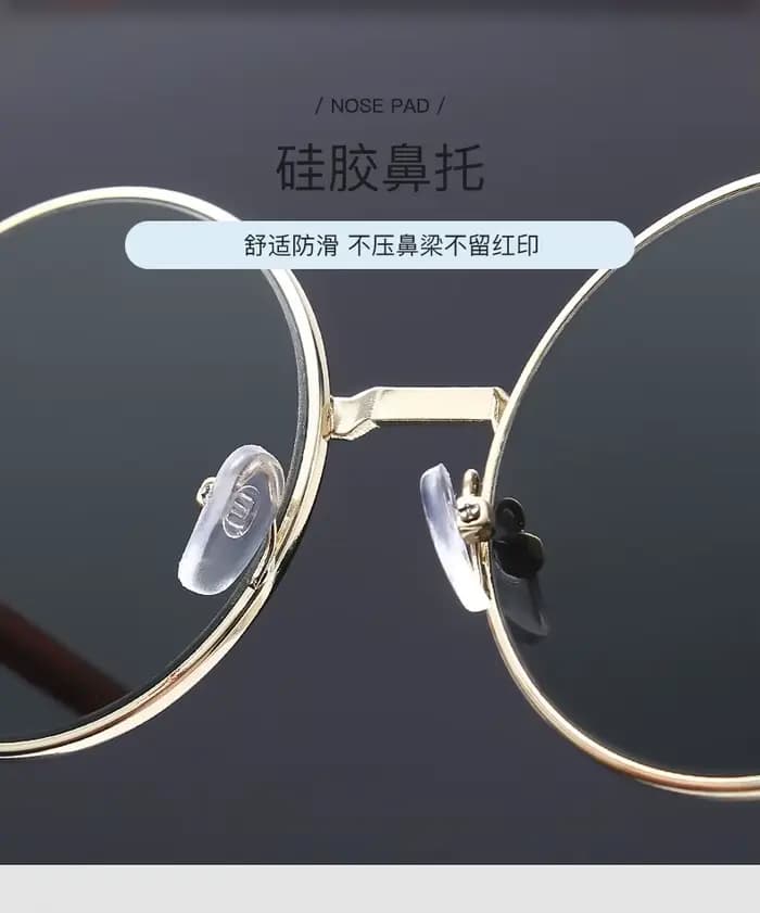 Shatar nouvelles lunettes de soleil verre cristal lentille synthétique pour hommes femmes cadre rond en métal miroir de