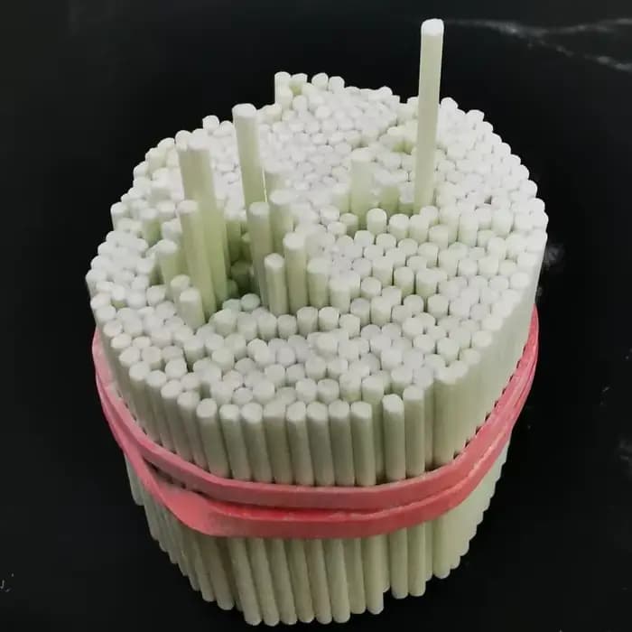 50pcs bâton de fibre de verre spécial tige de fibre de verre pour crochet de calmar artisan pêcheur assembler appât de pêche bricolage gabarit leurre accessoires