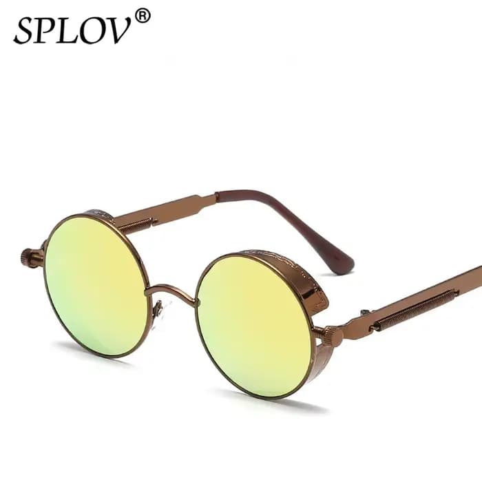 Éventuelles LOV-Lunettes de soleil polarisées rondes vintage pour hommes et femmes