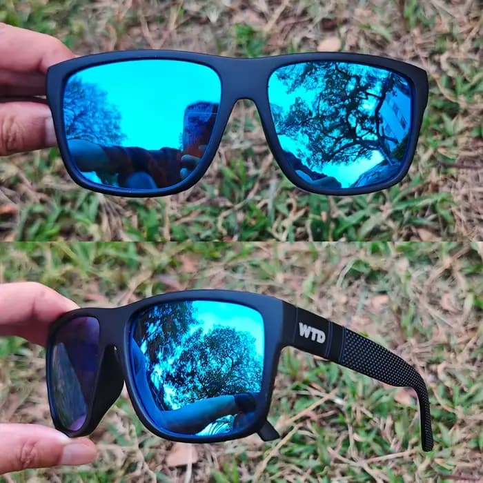 Lunettes de soleil polarisées WTD UV400 anti-reflet coupe-vent pour hommes et femmes