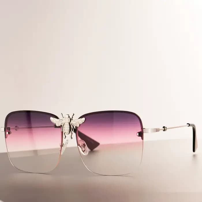 Lunettes de soleil abeille de luxe pour hommes et femmes