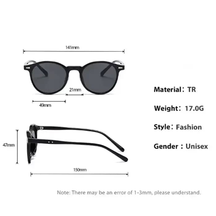 Lunettes de soleil rondes pour myopie