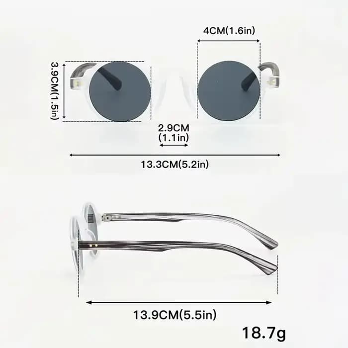 UVLAIK mode petite monture ronde lunettes de soleil unisexe rétro Punk