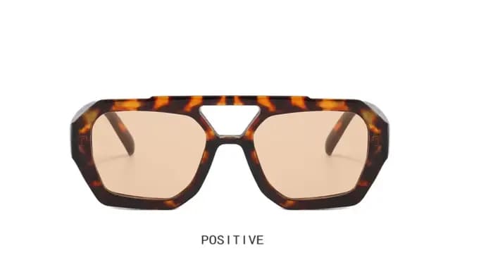 Lunettes de soleil carrées vintage tendance pour hommes et femmes