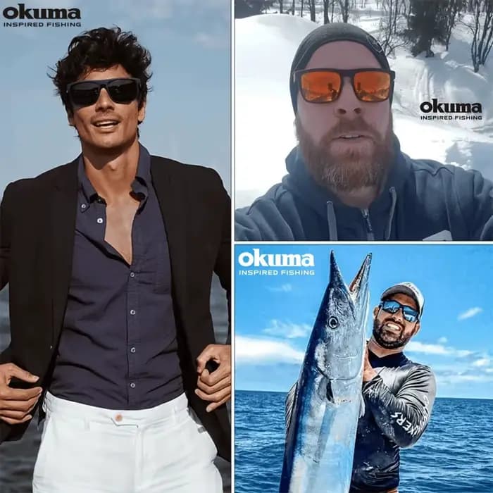 Nouvelles lunettes de soleil polarisées Okuma pour hommes et femmes