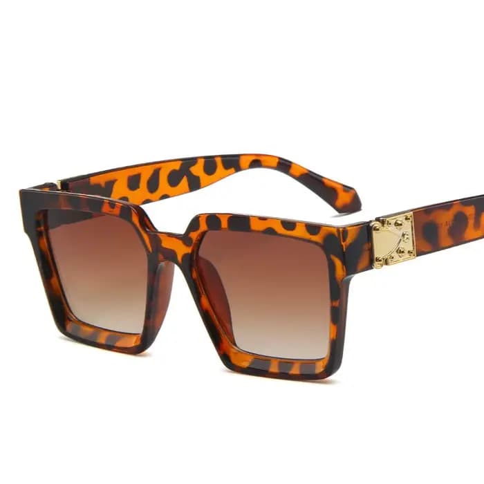 Lunettes de soleil carrées rétro pour hommes