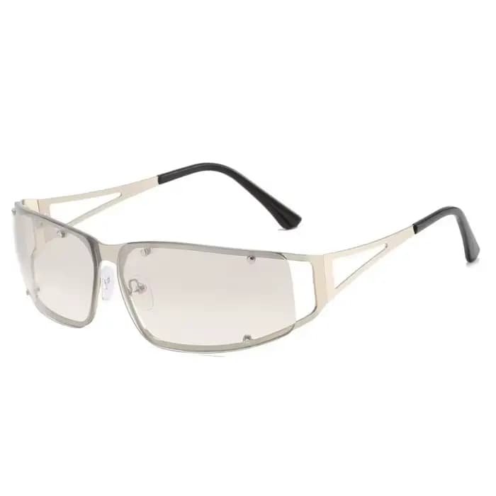 Lunettes de soleil futuristes de créateur de mode