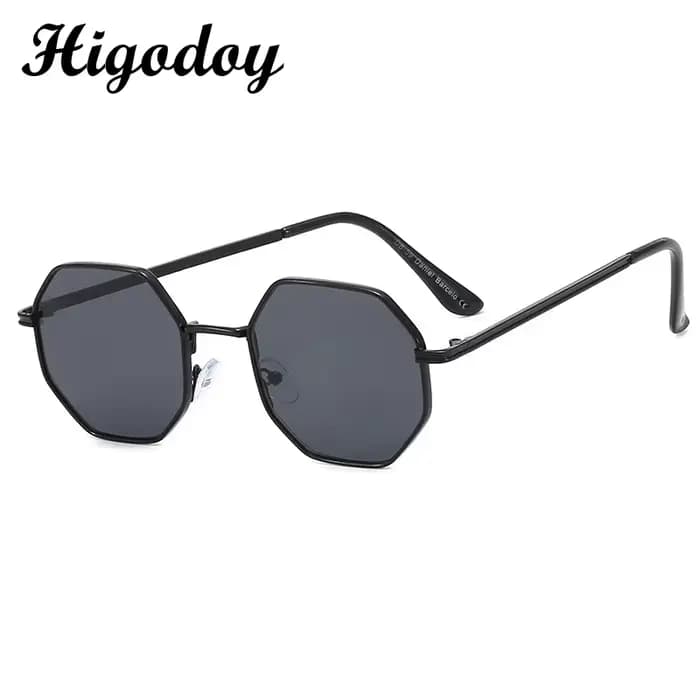 Lunettes de soleil polygone vintage pour hommes et femmes
