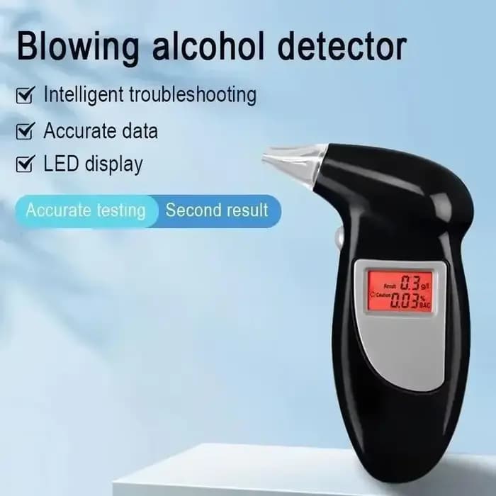 Testez avec précision votre teneur en alcool sanguin avec ce testeur d'alcoolémie numérique!