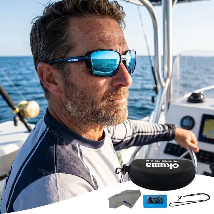 OKUMA nouvelle mode Cool hommes et femmes lunettes de pêche polarisées conduite vélo