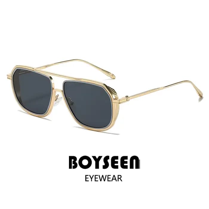 BOYSEEN belles et à la mode lunettes de soleil carrées pour femmes