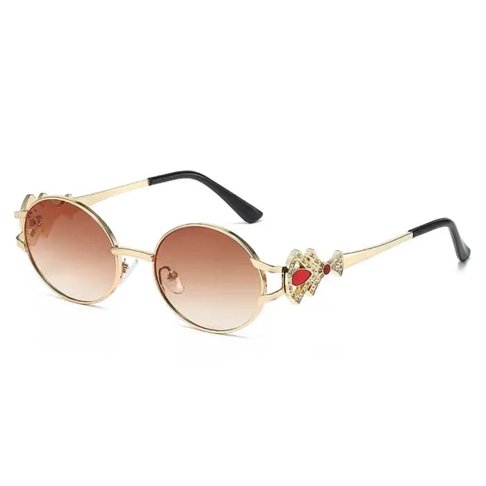 Lunettes de soleil de luxe en strass pour femmes