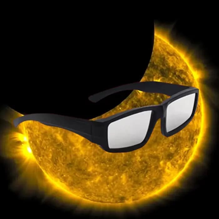 Lunettes d'observation d'éclipse solaire professionnelles