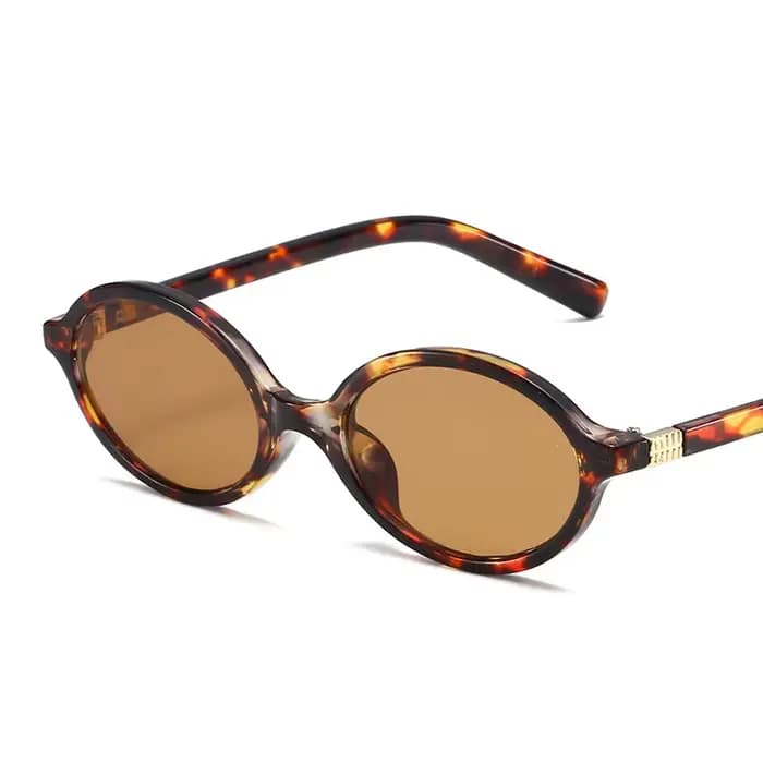 Lunettes de soleil ovales mignonnes pour femmes