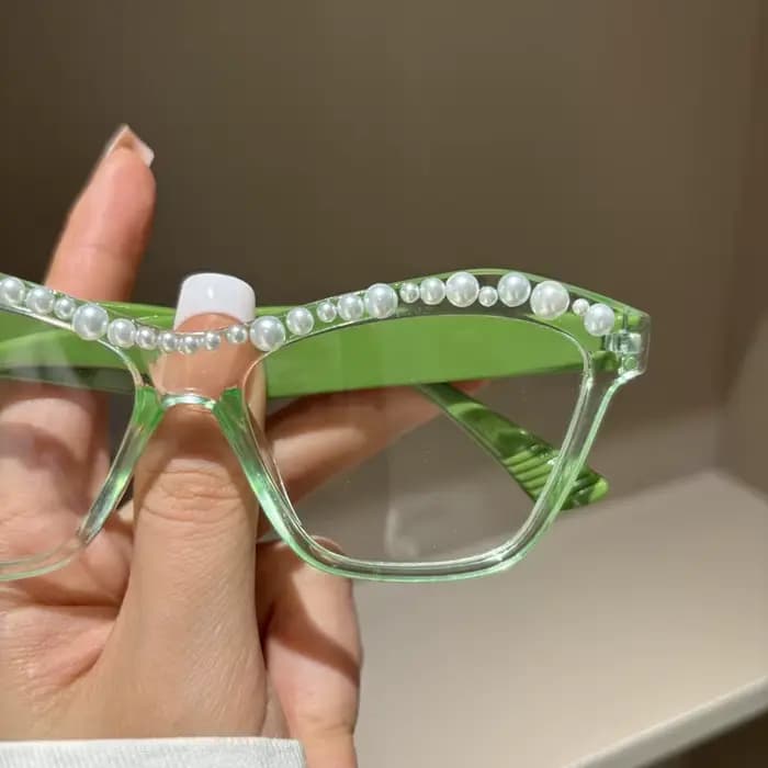 Lunettes de presbytie perlées pour femmes