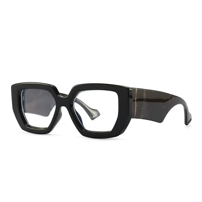 Anti lumière bleue bloquant les montures de lunettes pour femmes vert optique clair lentille transparente cadre de mode