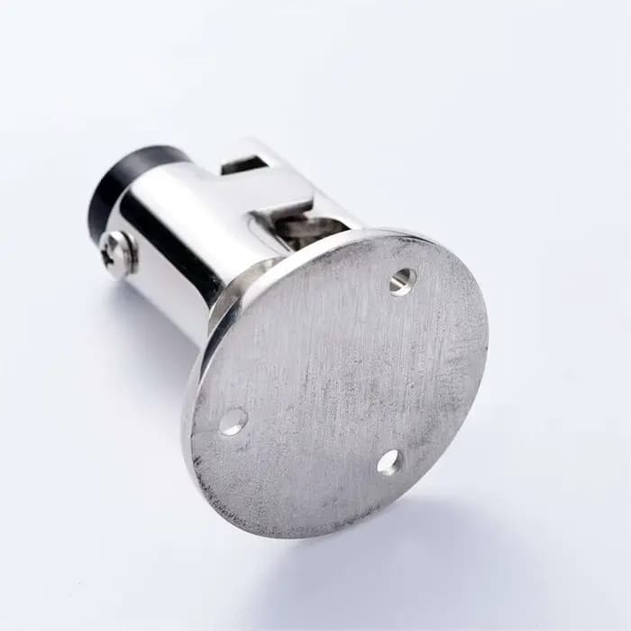 Butoir de porte de bateau en acier inoxydable 316, support de porte rembourré marin, butée de porte avec tête en caoutchouc pour Yacht RV camping-car