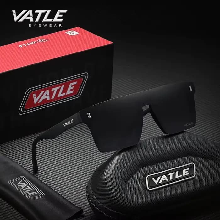 VATLE lunettes de soleil surdimensionnées sans cadre