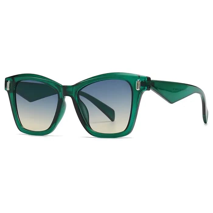 Lunettes de soleil carrées à imprimé zèbre pour femmes