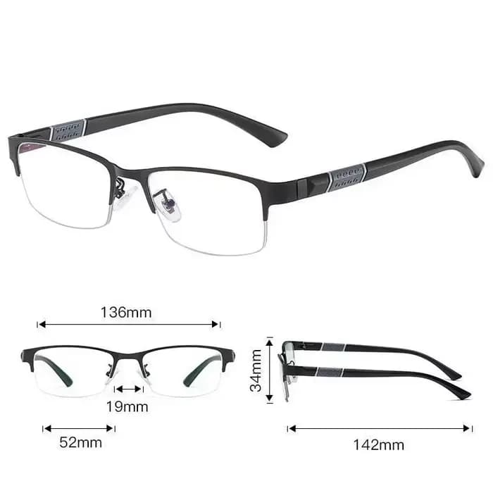 Lunettes de soleil carrées avec dioptrie