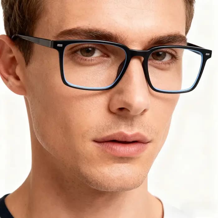 VIVIBEE – lunettes carrées classiques pour hommes