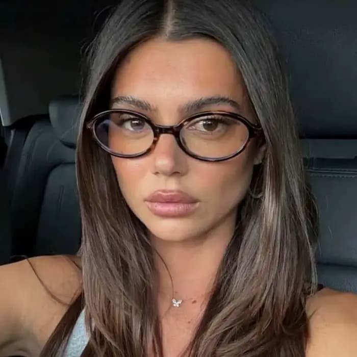 Lunettes ovales élégantes femmes hommes