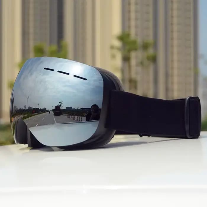 Lunettes de ski anti-buée double couche pour hommes et femmes