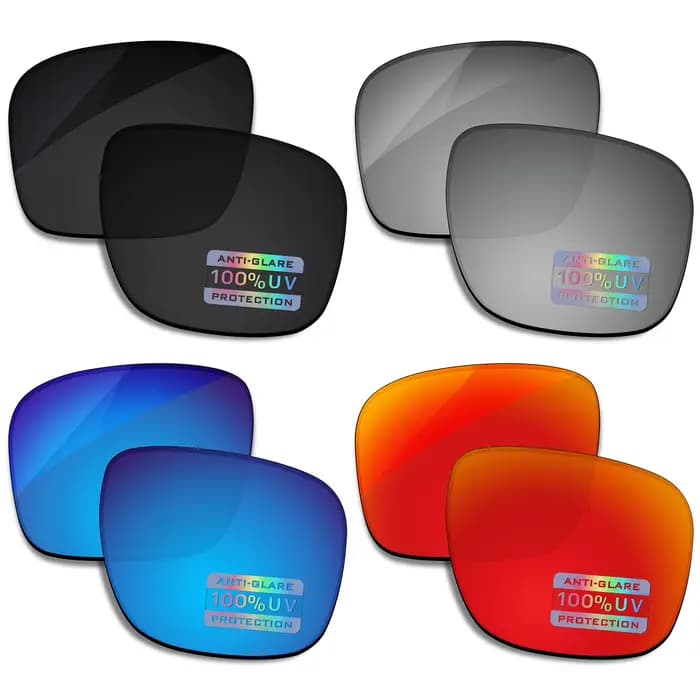 MYCOURAG Lentilles de remplacement pour carter OAKLEY OO9165 - Lunettes de soleil 56 mm Protection UV400 Options multicolores