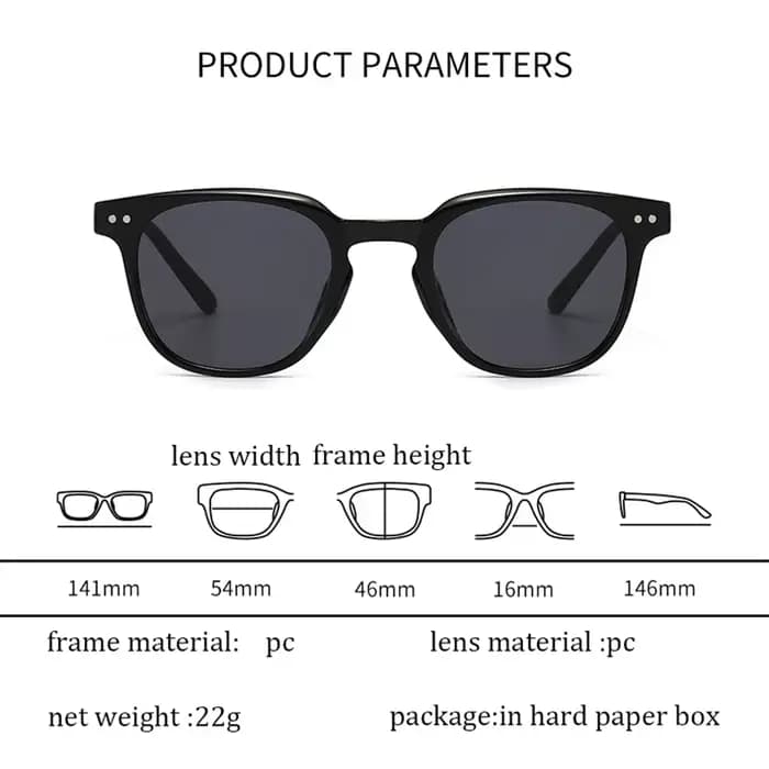 Lunettes de soleil rondes vintage à la mode pour femmes et hommes