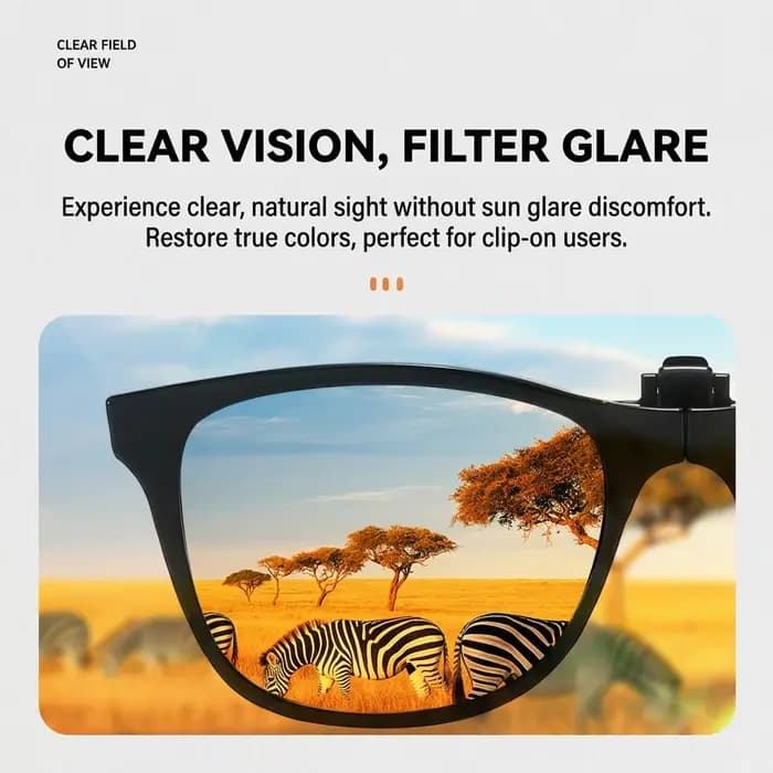 Lunettes de soleil à clipser pour hommes et femmes