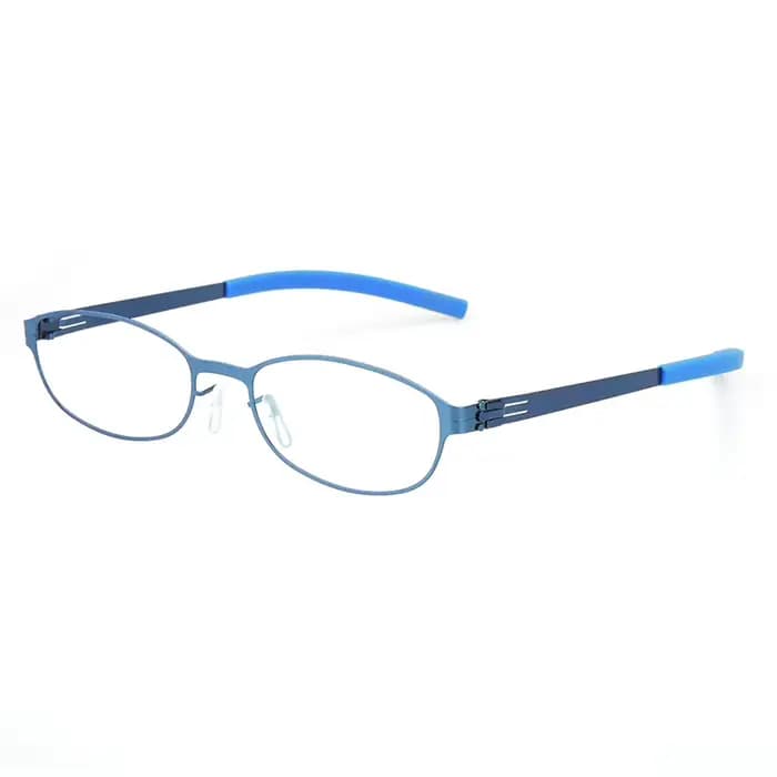 Lunettes rondes ovales sans vis pour hommes et femmes