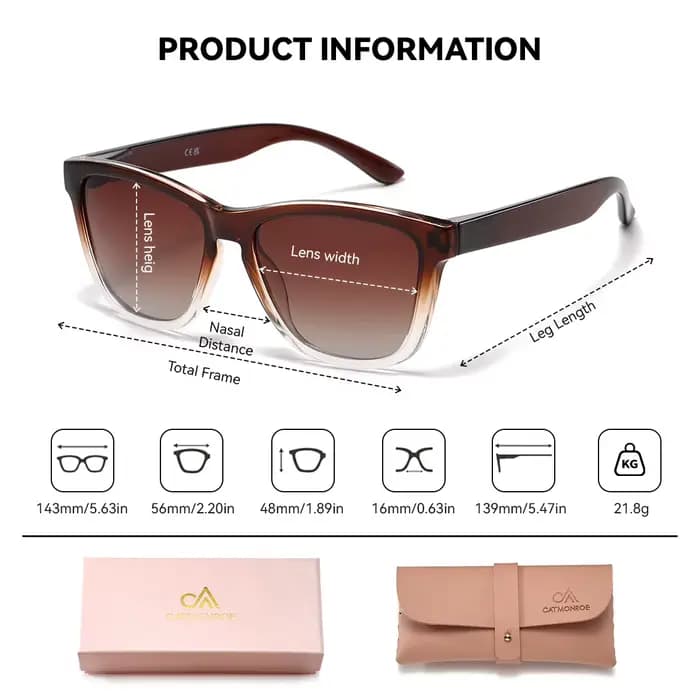 CATMONROE 1 pièces femmes lunettes de soleil UV400 léger mode plusieurs Options de couleur lentilles roses