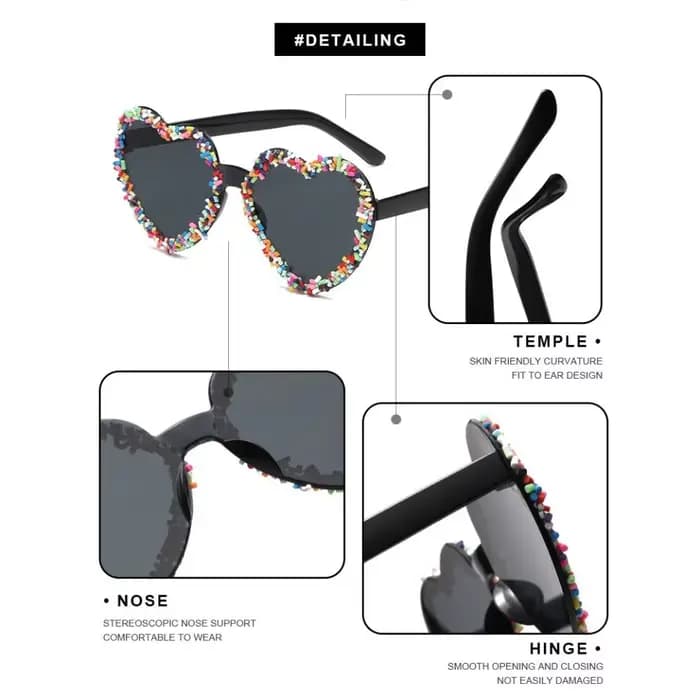 Lunettes de soleil vintage de luxe tendance