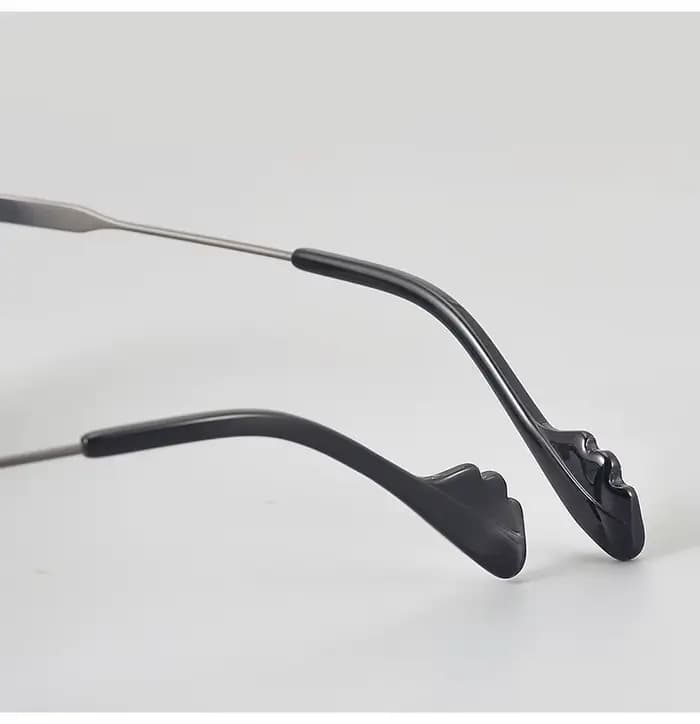 Lunettes de soleil magnétiques carrées rétro faites à la main SYB