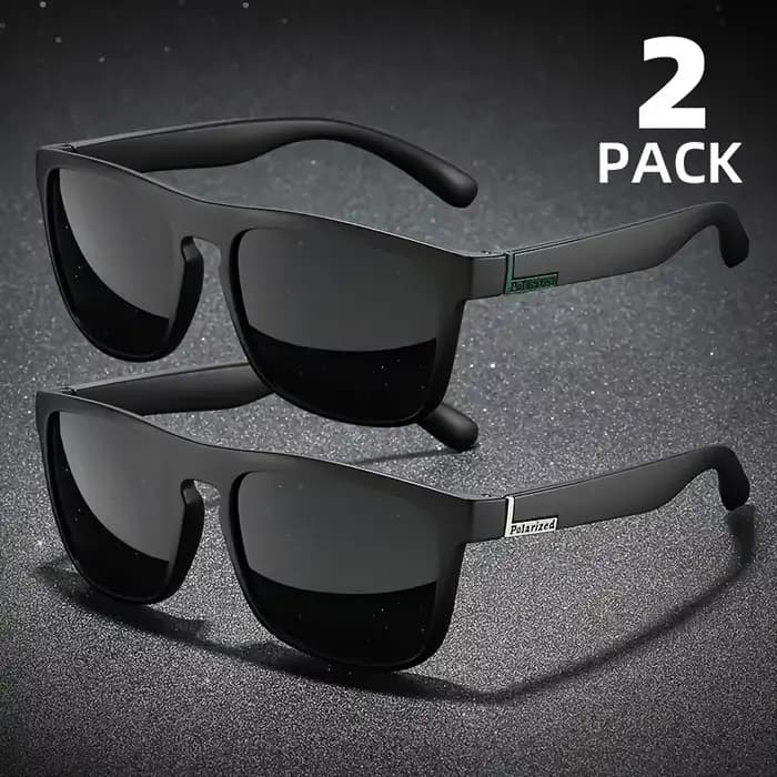 Lunettes de soleil carrées polarisées pour hommes et femmes