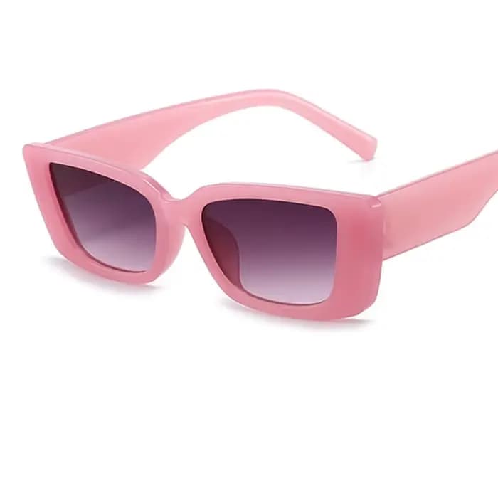 Lunettes de soleil vintage roses petites pour femmes