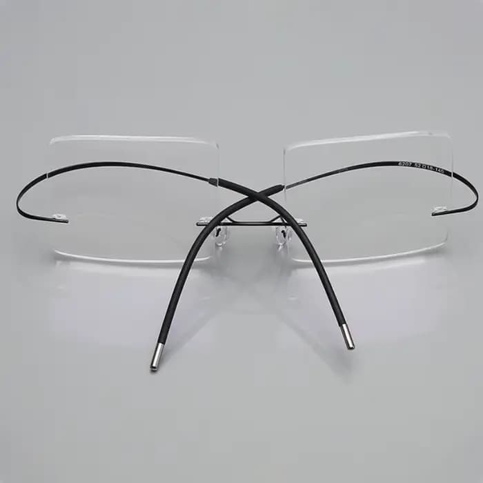 Lunettes sans bords à la mode