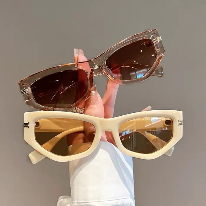 Lunettes de soleil œil de chat vintage pour femmes