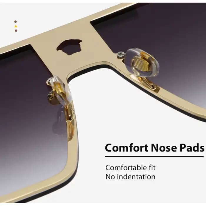 Nouvelles lunettes de soleil élégantes avec montures surdimensionnées