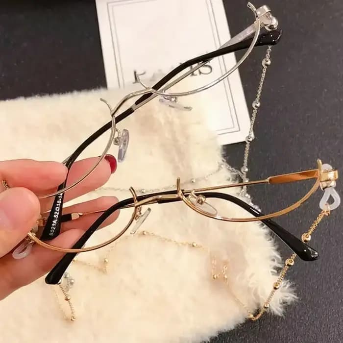 Lunettes de Cosplay bidimensionnelles à demi-monture inférieure