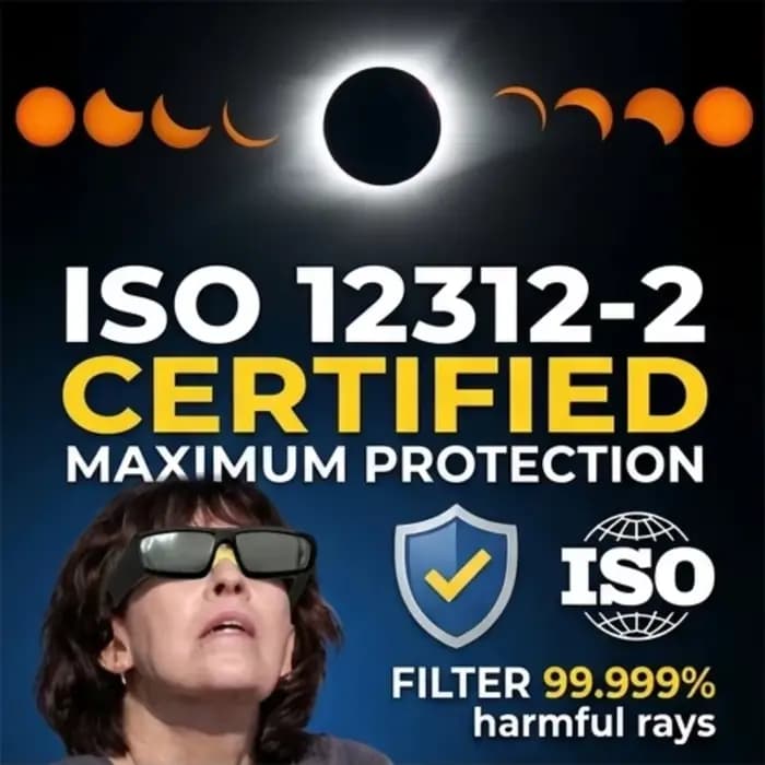 Lunettes d'observation d'éclipse solaire sûres