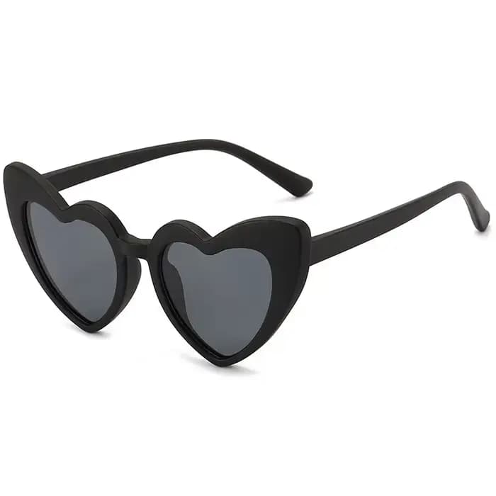 Cyclisme coeur lunettes de soleil femmes Vintage rouge coeurs en forme