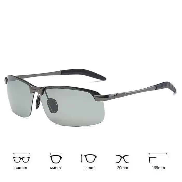 Lunettes de soleil polarisées photochromiques pour hommes